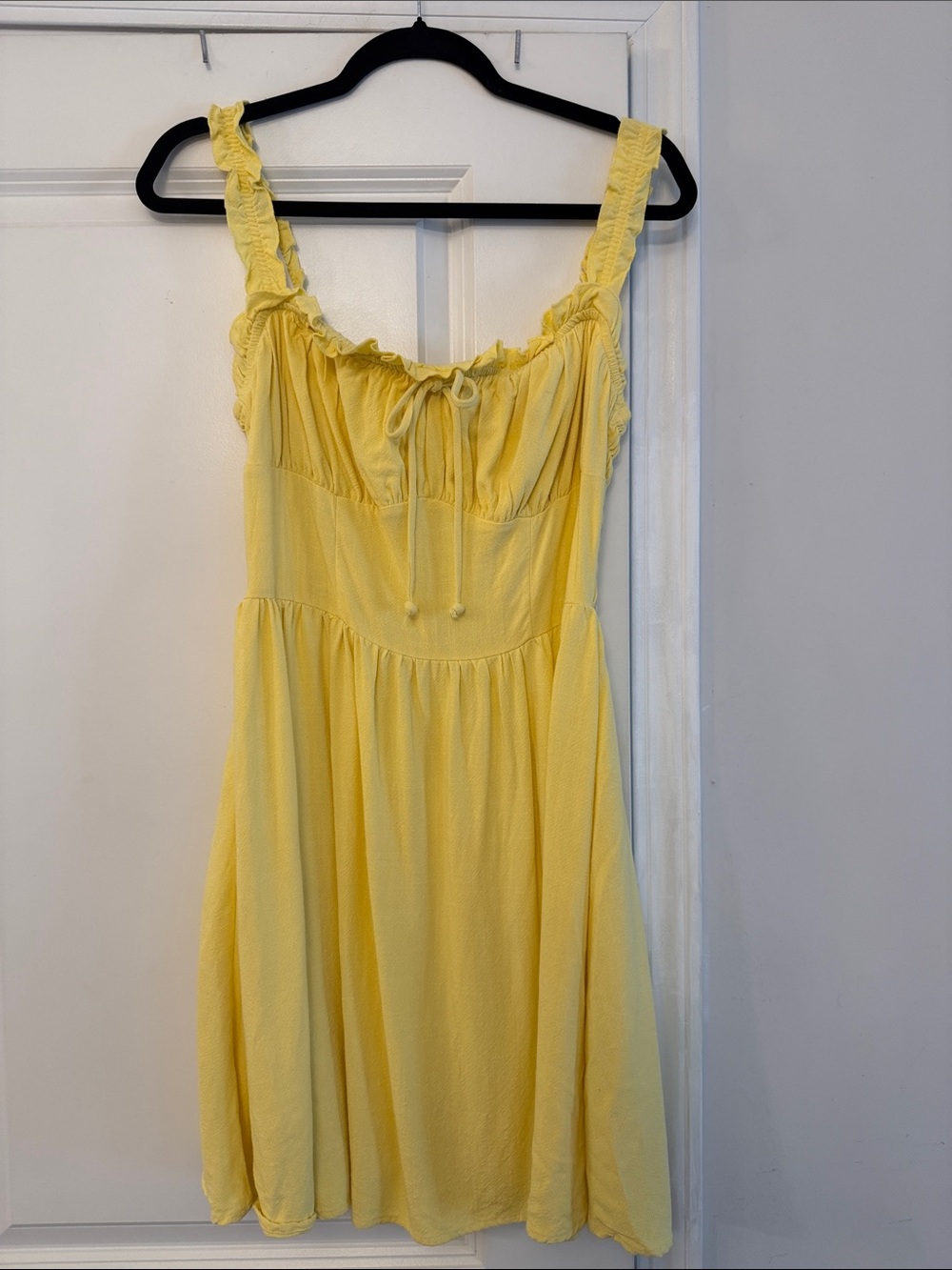 Yellow Ruffled Sundress